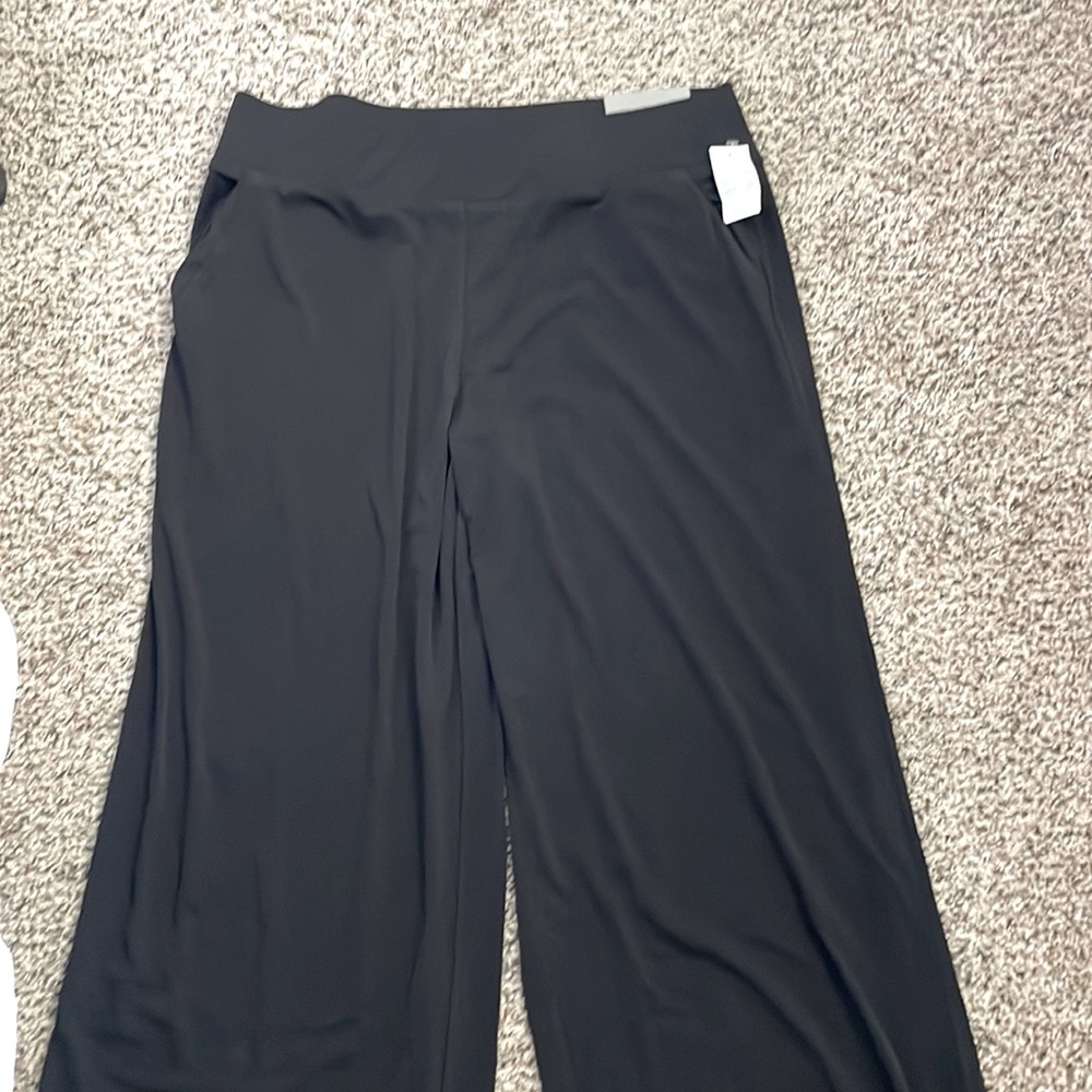 Wide leg dress pant